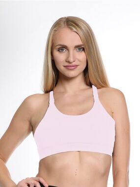 Sweat & Milk Oceane 4 Medium Support Nursing Sports Bra Blush XL GUC